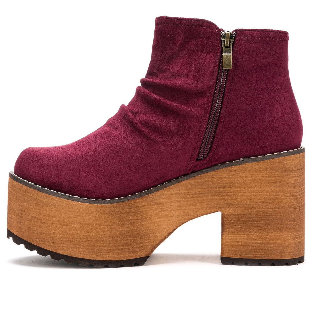 CHINITOWN - Botín Mujer Rojo Osian Chinitown