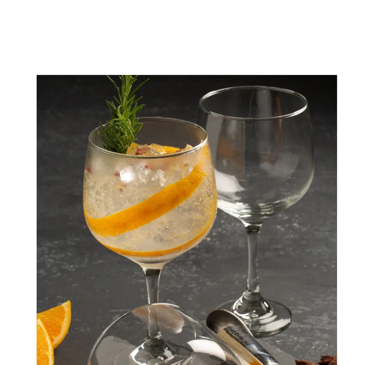 GENERICO - Set 4 Copas Para Gin Tonic Cocktail Vidrio De 653 Ml