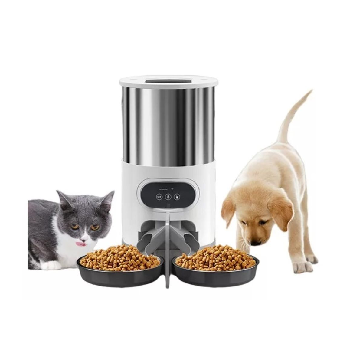 GENERICO - Dispensador De Comida Automático De 45l Para Perros Con App