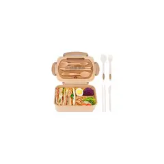 GENERICO - Fiambrera Para Microondas Contenedor De Alimentos Topper