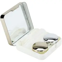 EDWINAYY - Kit Estuche Para Lentes De Contacto Con Pinzas Y Aplicador