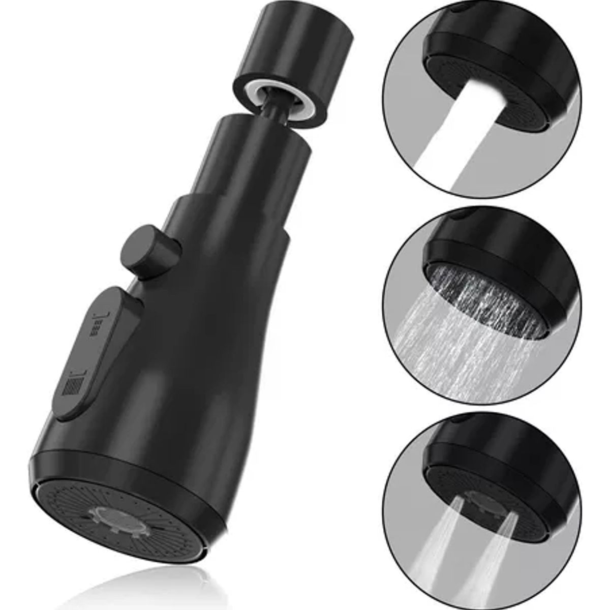 GENERICO - Grifo Llave Lavaplatos Monomando Llave De Agua Flexible 360°