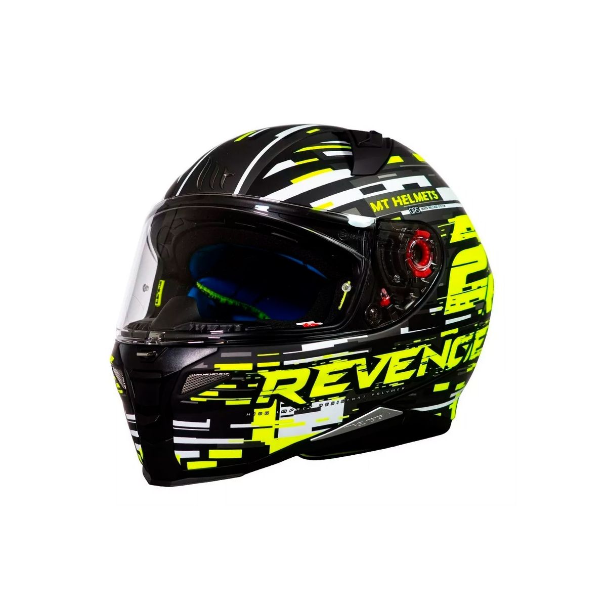 GENERICO - Casco De Moto Mt Helmets Revenge 2 Baye A1 Negro Mate