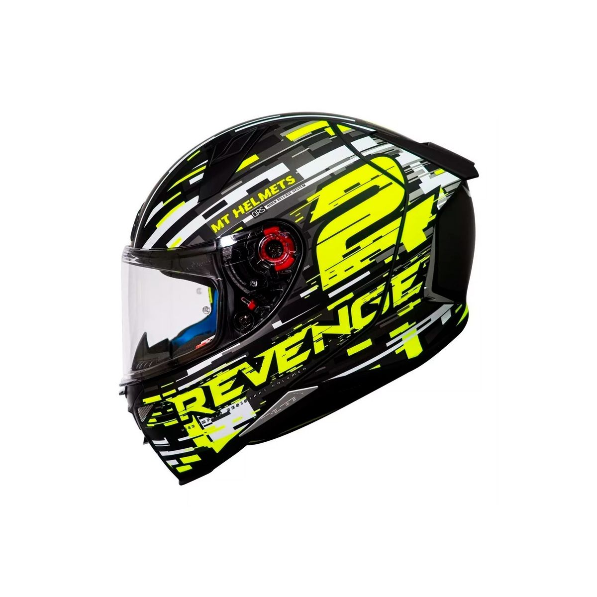 GENERICO - Casco De Moto Mt Helmets Revenge 2 Baye A1 Negro Mate