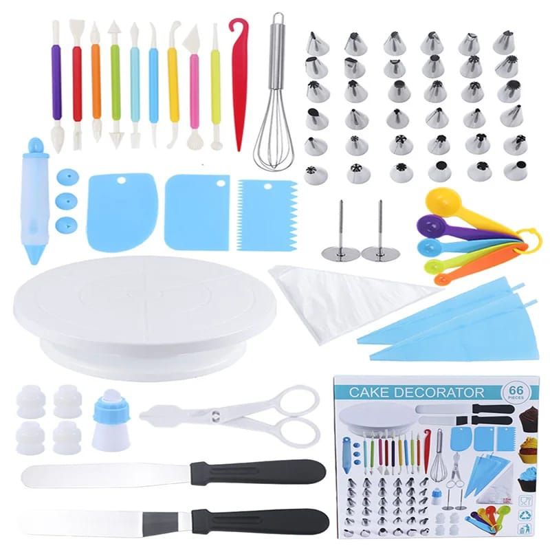 OEM - SET DE UTENSILIOS DE REPOSTERIA 66 PIEZAS