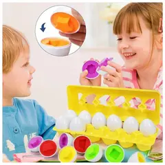 OEM - ENCAJE DE FIGURAS HUEVOS EDUCATIVOS MONTESSORI