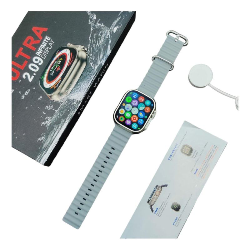 UNIVERSAL - RELOJ T10 ULTRA INTELIGENTE SMARTWATCH GRIS  REALIZA LLAMADAS