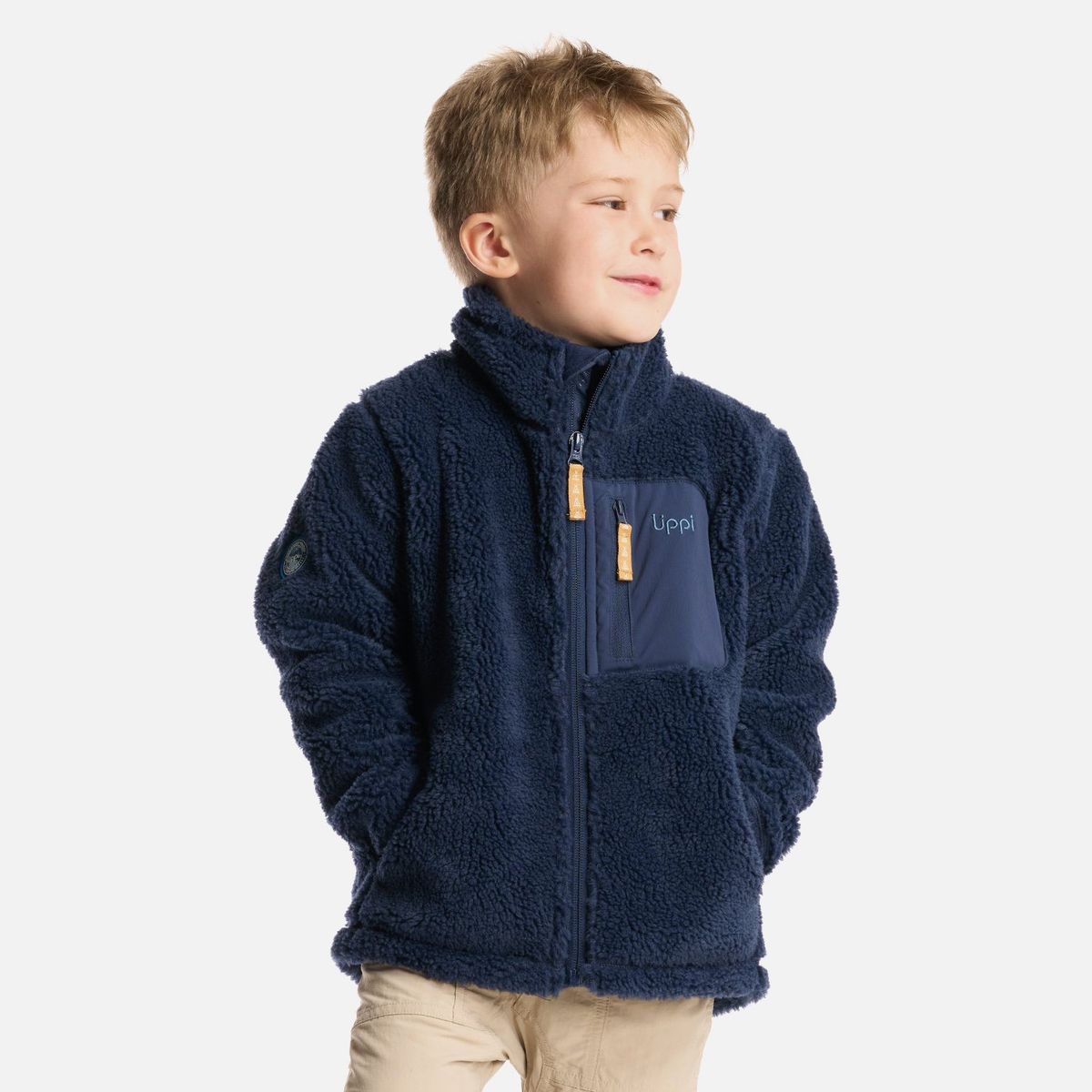 LIPPI - Chaqueta Niño Glaciar Sherpa-Pro Jacket Azul Marino Lippi