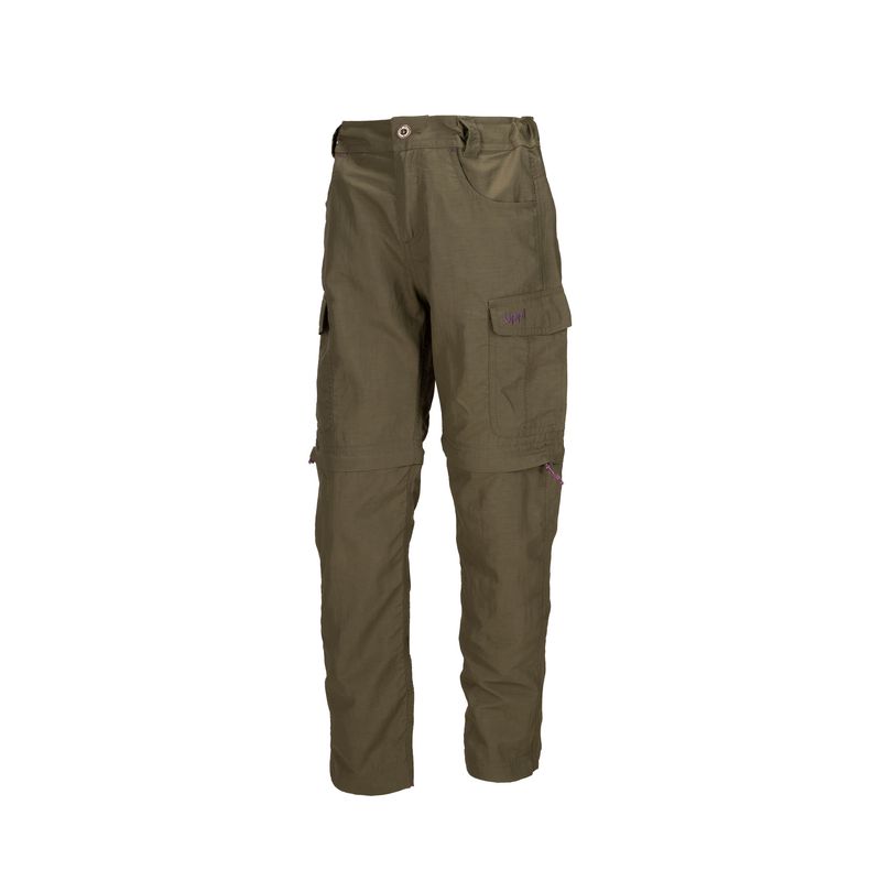 LIPPI - Pantalon Niña Wilder Q-Dry Cargo Pants Verde Mate Lippi