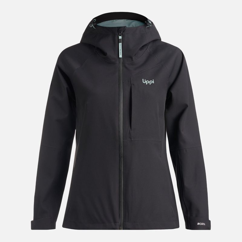 LIPPI - Chaqueta Mujer Massif B-Dry Hoody Jacket Negro Lippi