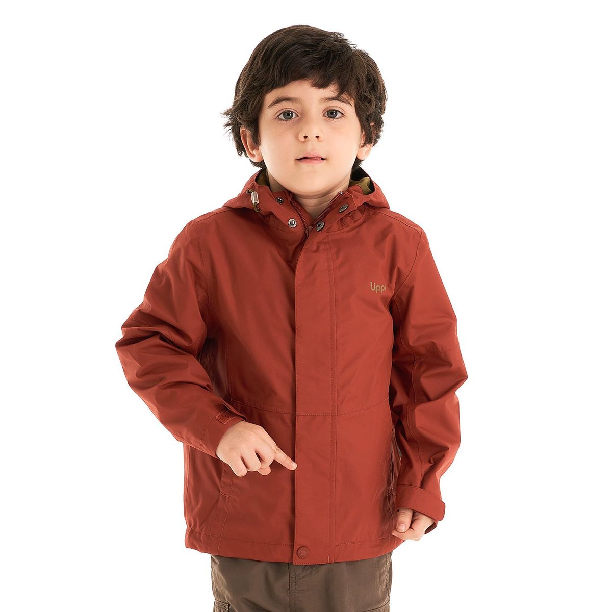 LIPPI - Chaqueta Niño Blizzard B-Dry Hoody Jacket Terracota Lippi