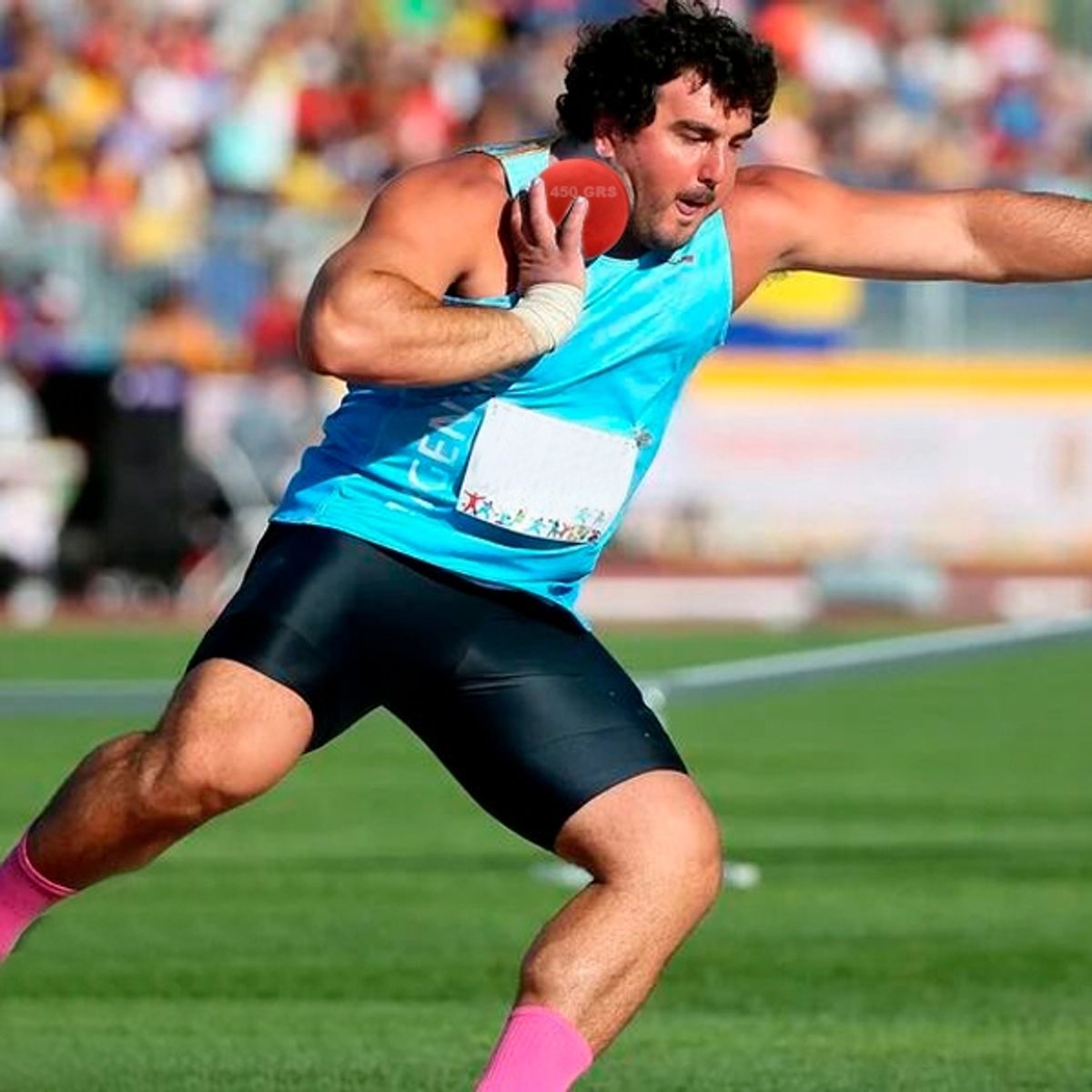 GENERICO - Bala De Lanzamiento 120 Grs Pvc - Rojo