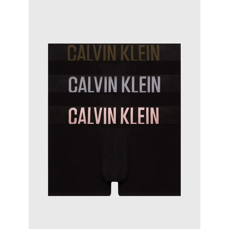 CALVIN KLEIN - Pack 3 Bóxers Trunk Intense Power Negro Calvin Klein