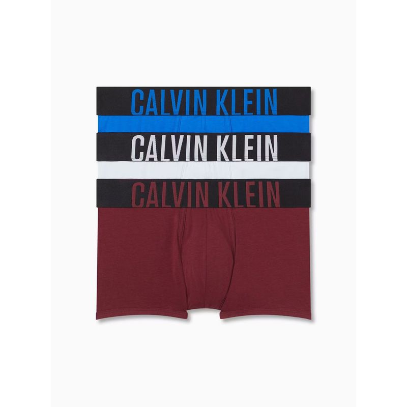 CALVIN KLEIN - Pack 3 Bóxers Trunk Intense Power Azul Calvin Klein
