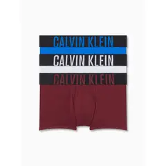 CALVIN KLEIN - Pack 3 Bóxers Trunk Intense Power Azul