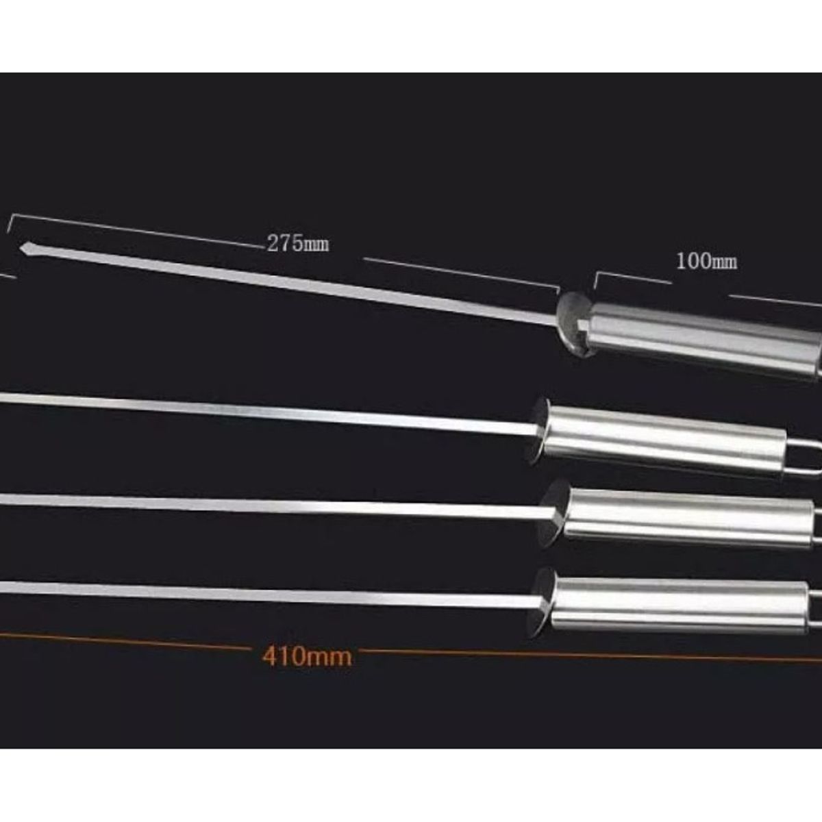 GENERICO - Set Parrillero Asado Barbacoa 18 Pcs En Maleta Kit Parrilla