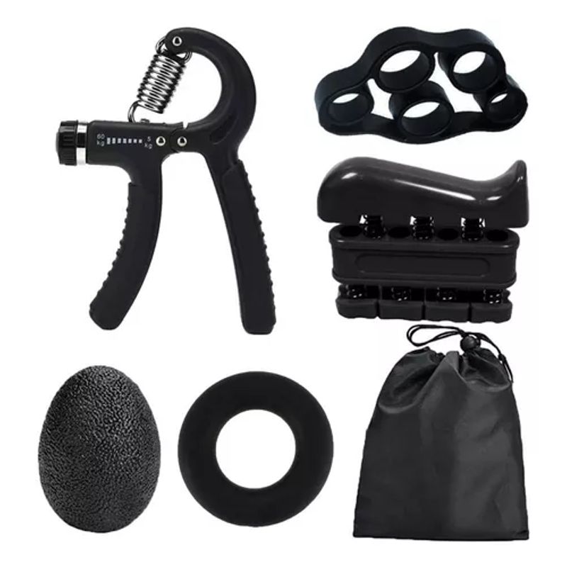 GENERICO - Entrenamiento De Fuerza De Agarre, Rehabilitación, Kit 5 Pcs