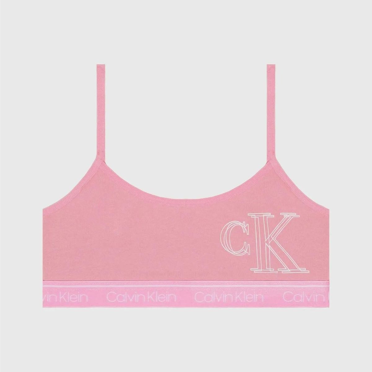 CALVIN KLEIN - Pack Bralettes Niña Pullover Rosado Calvin Klein