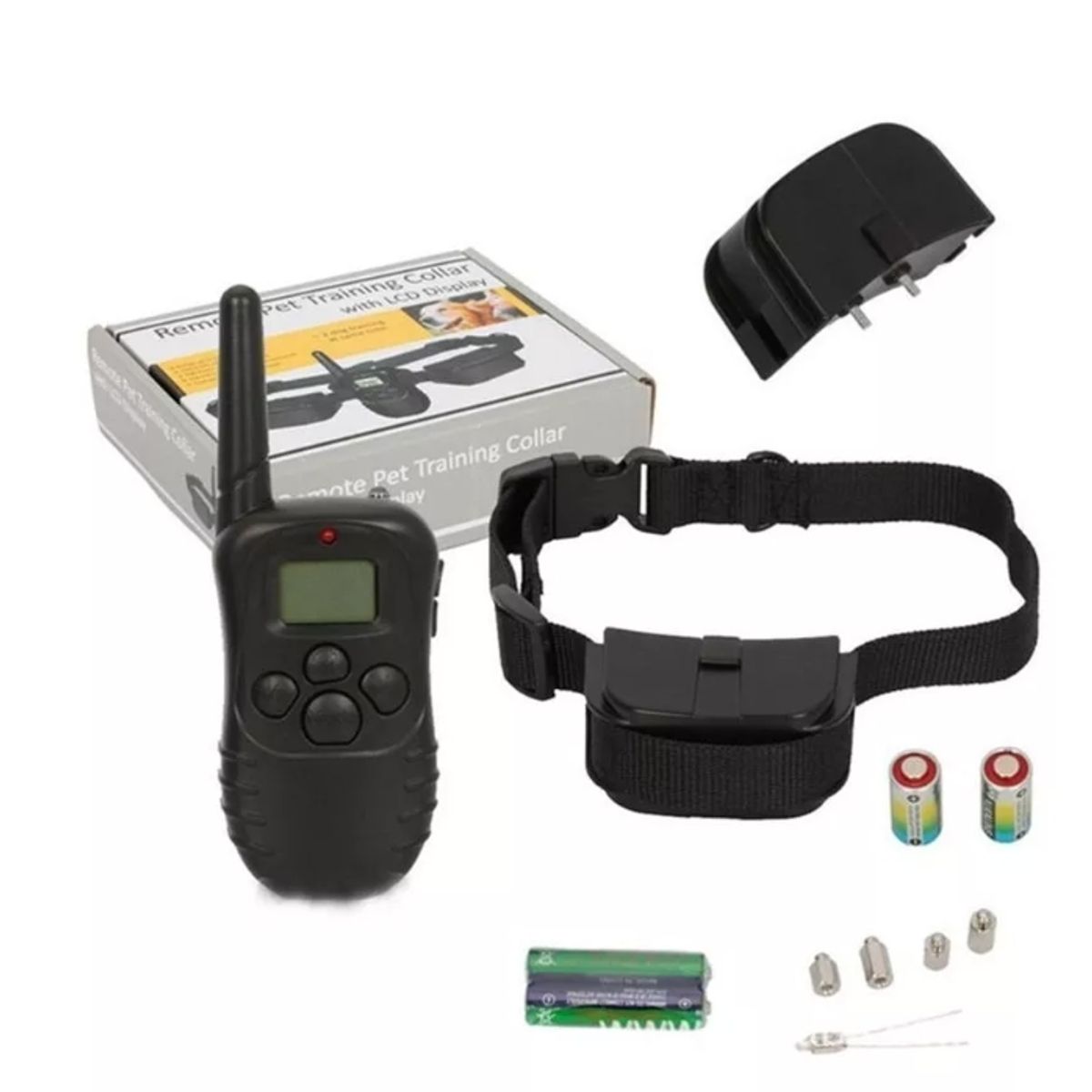 GENERICO - Collar Eléctrico Entrenamiento Para Adiestramiento Perros Color Negro - 221033