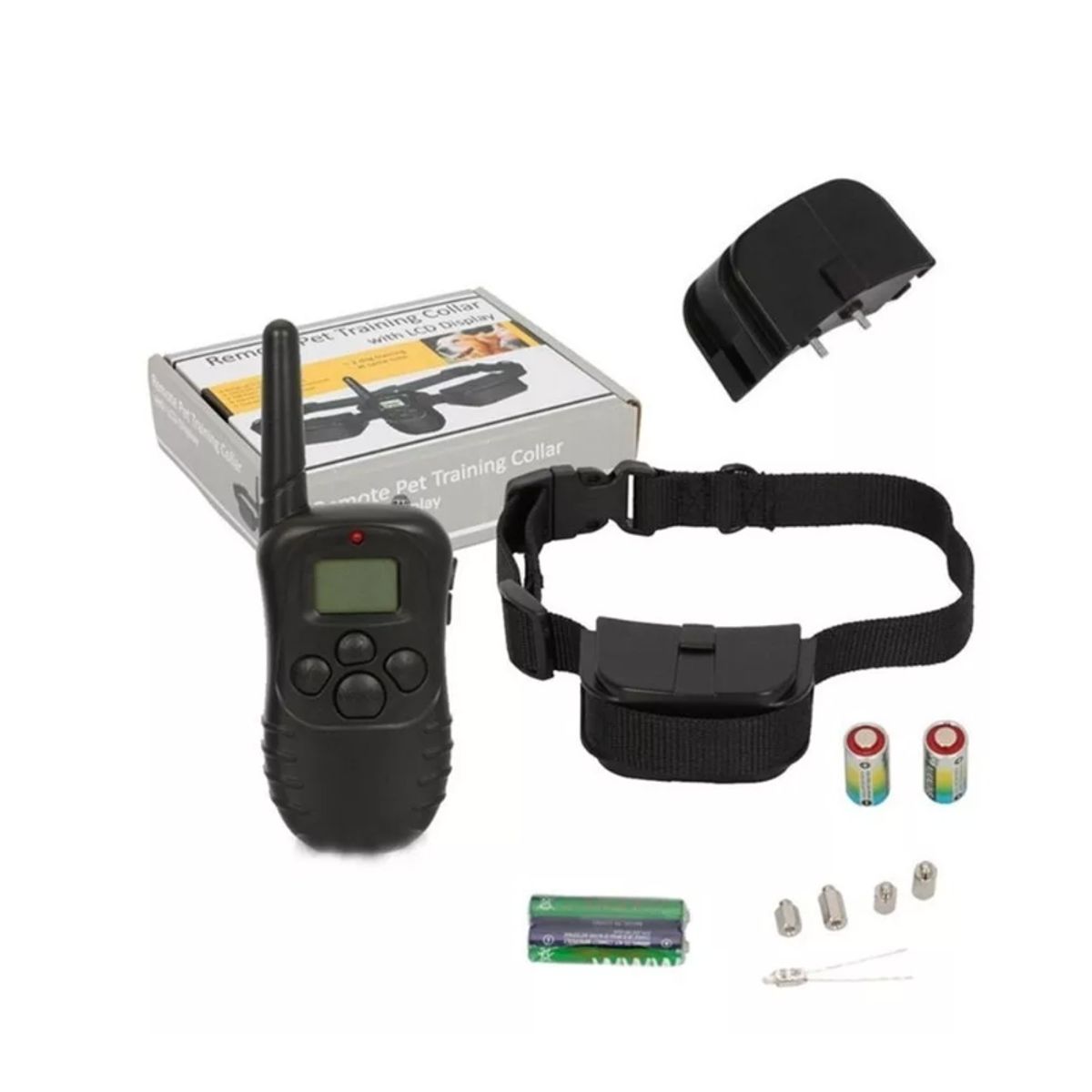 GENERICO - Collar Eléctrico Entrenamiento Para Adiestramiento Perros Color Negro - 221033