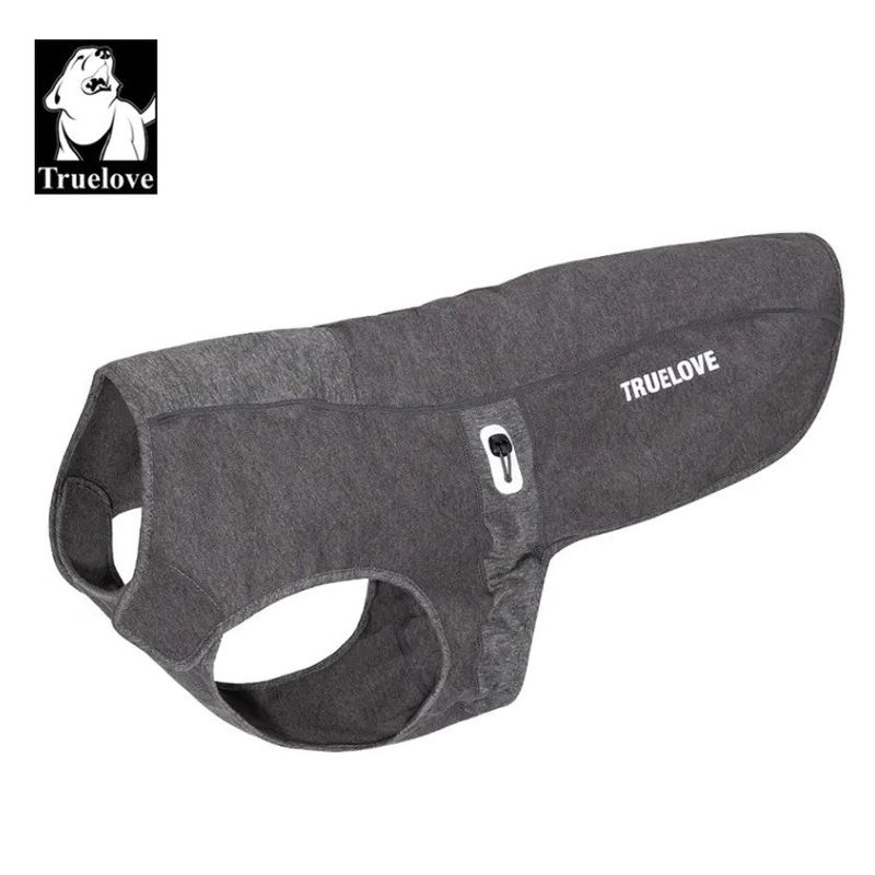 GENERICO - Abrigo Antibacteriano Perros Charcoal Gray Truelove Talla L