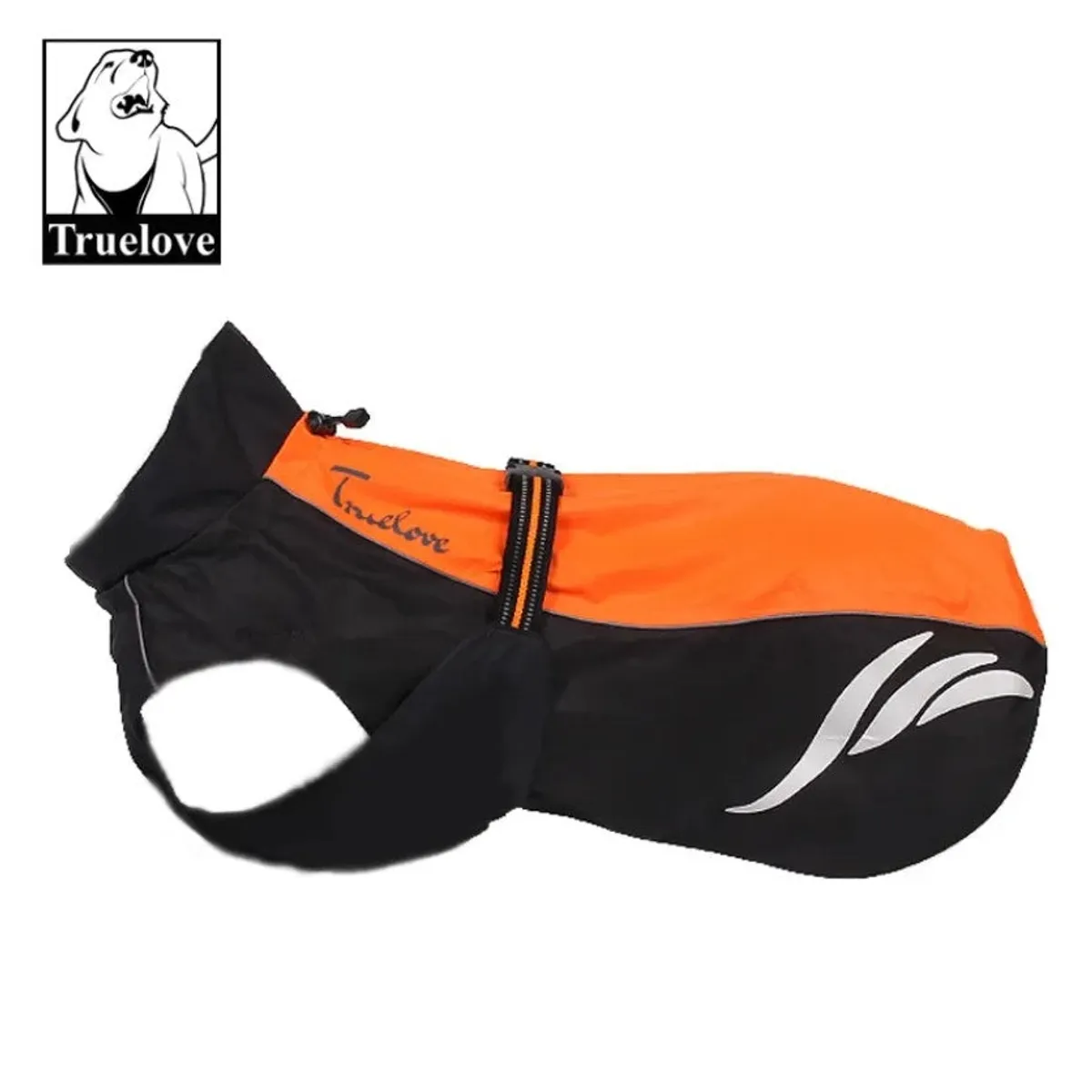 GENERICO - Parka Chaqueta Impermeable Para Perros Truelove Orange 60 cm