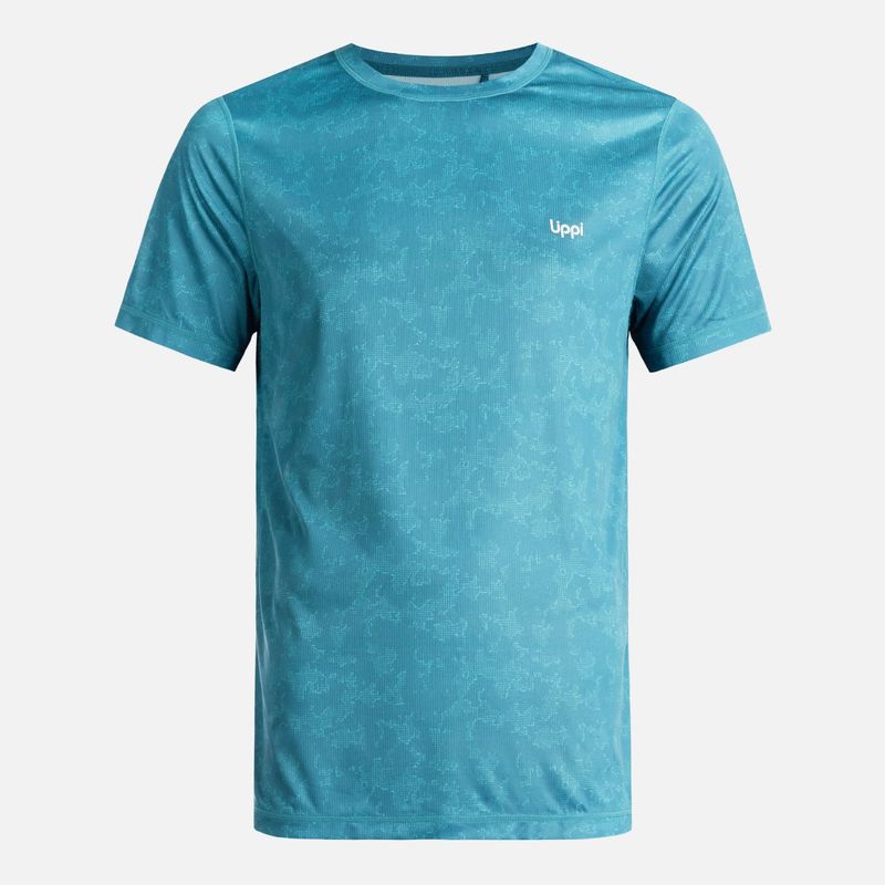 LIPPI - Polera Hombre Core Q-Dry T-Shirt Print Petroleo Lippi