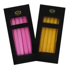 GENERICO - Caja 12 Velas Clásicas Color