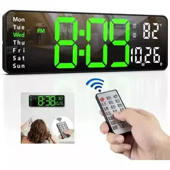GENERICO - Reloj De Pared Digital Decorativo Led Pantalla Grande
