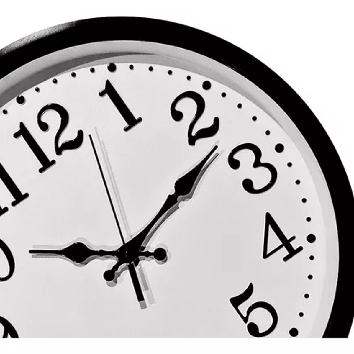 GENERICO - Reloj Pared Grande Redondo 39cm Mural Decorativo Silencioso