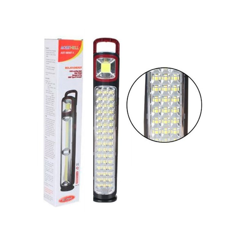 GENERICO - Lampara De Emergencia de 40 Cm Mano Recargable Camping