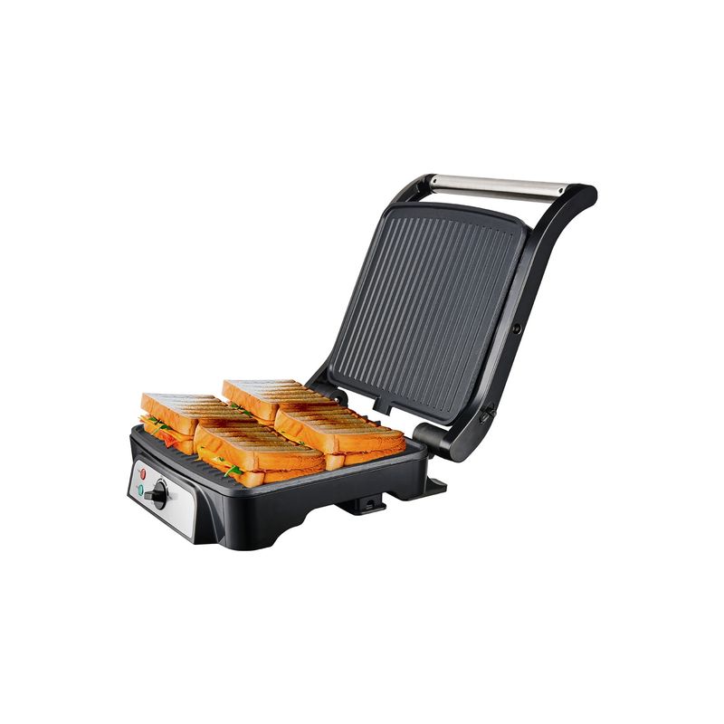 NAPPO - Sandwichera Grill Nappo Cuatro Panes Parilla Panini 2000w