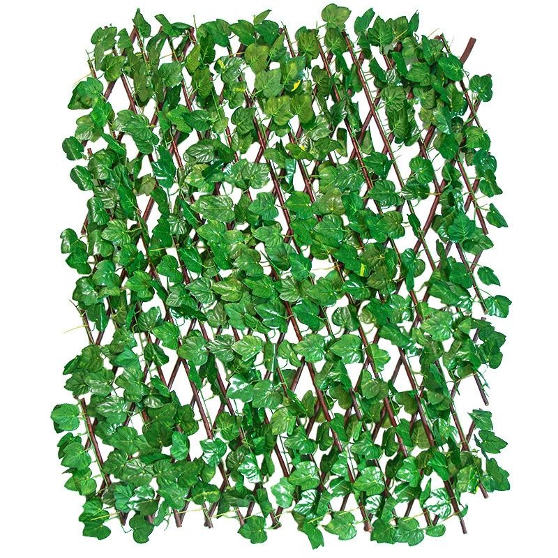 GENERICO - Malla Valla Cerca Planta Enredadera Artificial Hojas 120 Cm