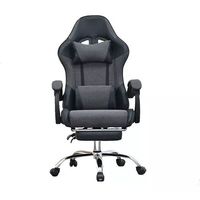 Silla Gamer Escritorio Ergonomica Y Reclinable Color Negro