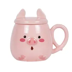 GENERICO - Taza Cerdito Tazón Mug Chancho Café Té Regalo Cup Mod D