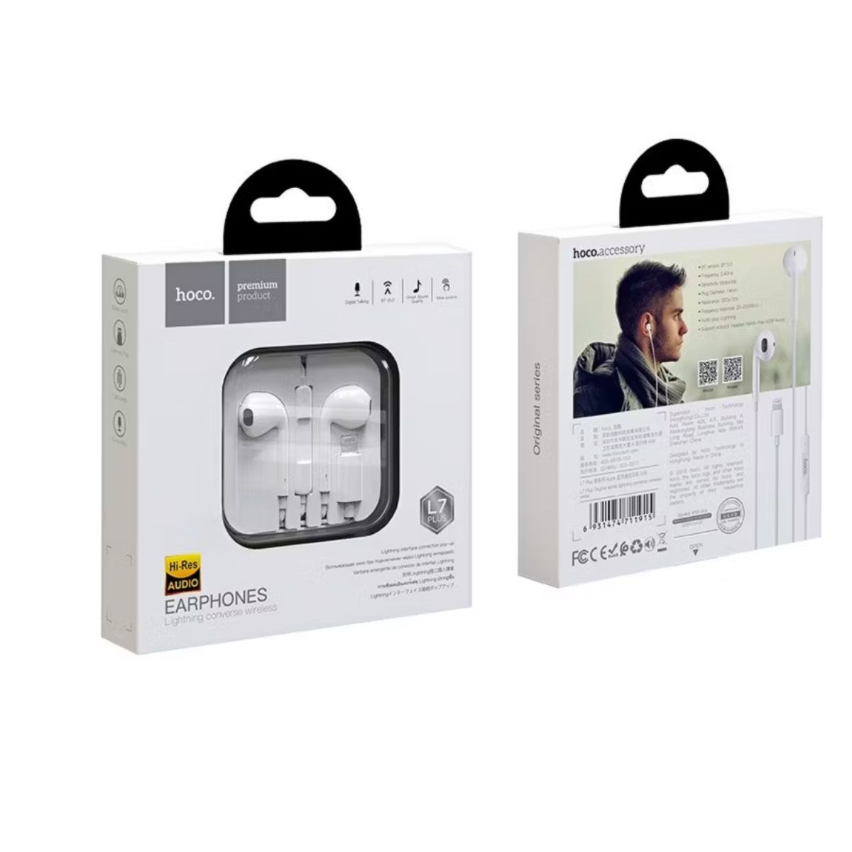 HOCO - AUDIFONOS PARA IPHONE HOCO BLANCO