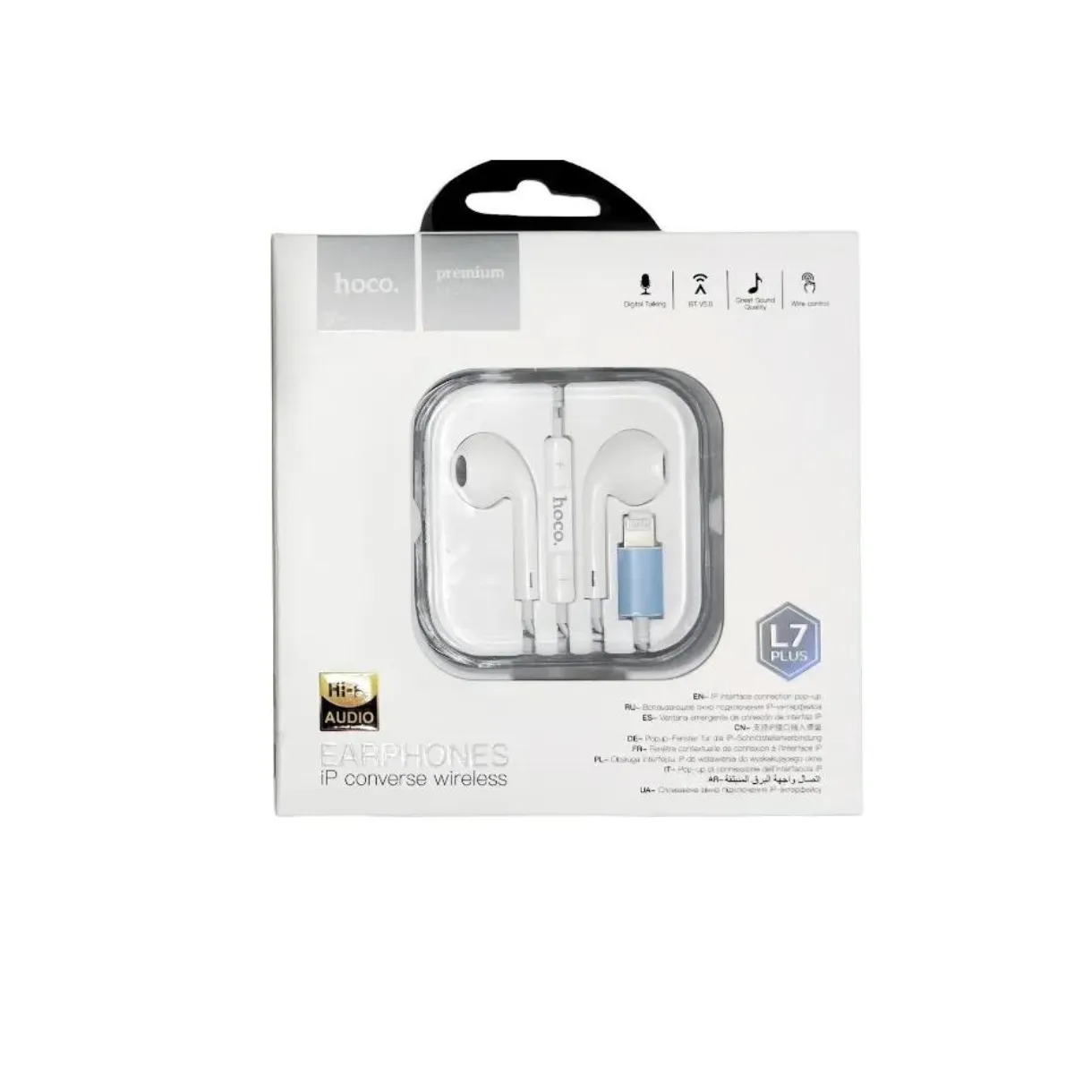 HOCO - AUDIFONOS PARA IPHONE HOCO BLANCO