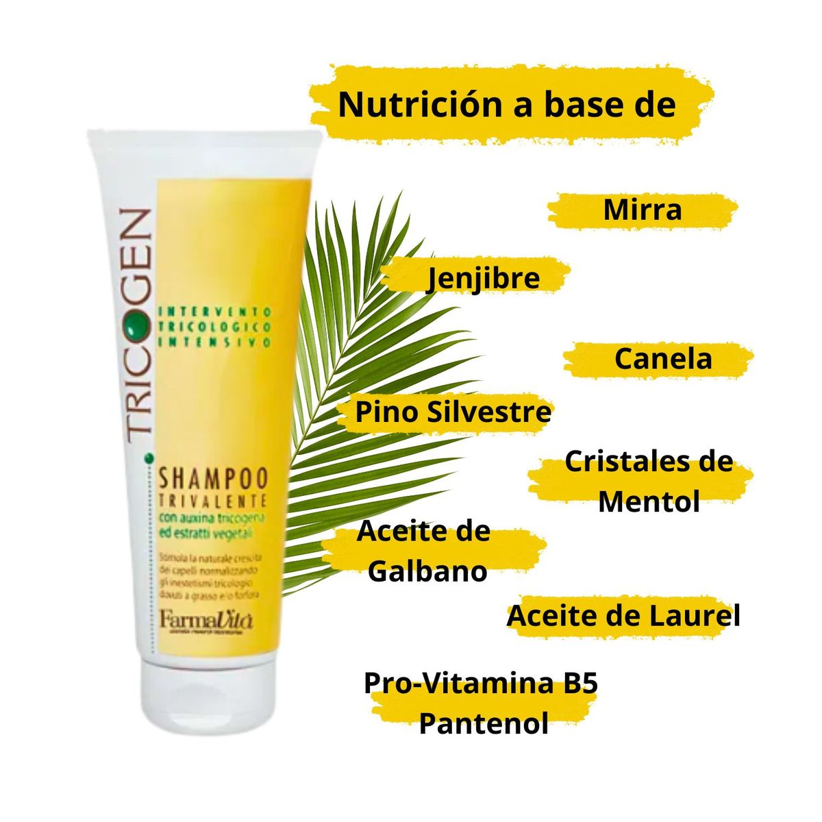 FARMAVITA - Shampoo Farmavita Tricogen Trivalente 250ml Anti caspa Anticaida