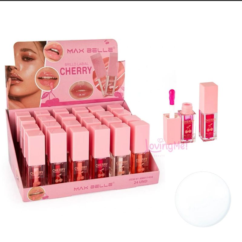 MAX BELLE - Brillo Labial Cherry