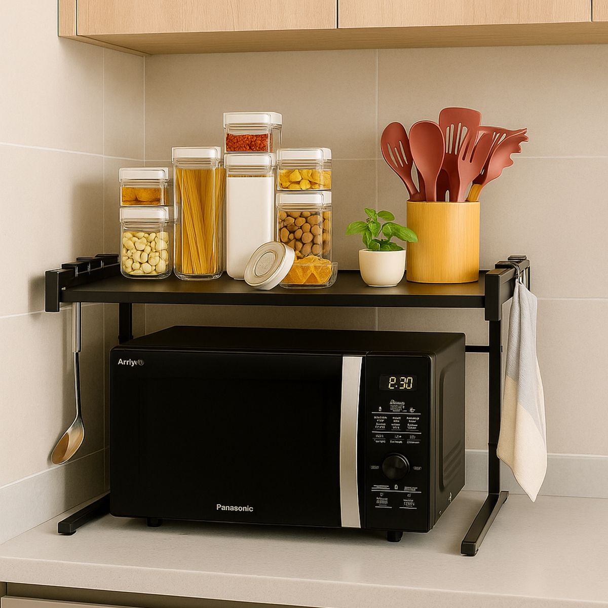 COSAS CASA - Estante Repisa De Cocina Microondas Extensible