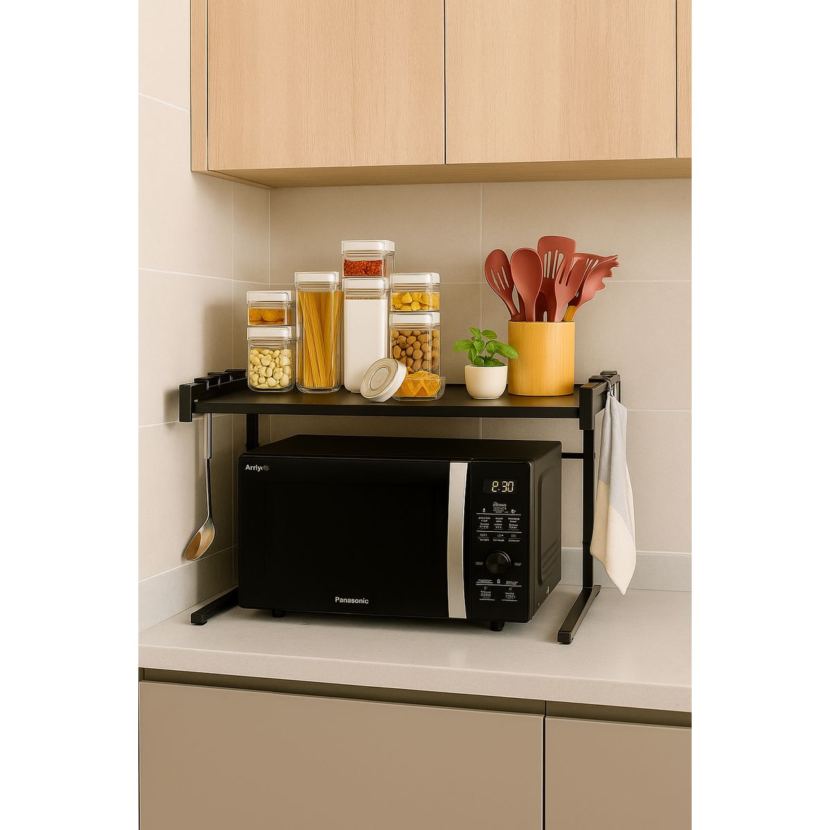 COSAS CASA - Estante Repisa De Cocina Microondas Extensible