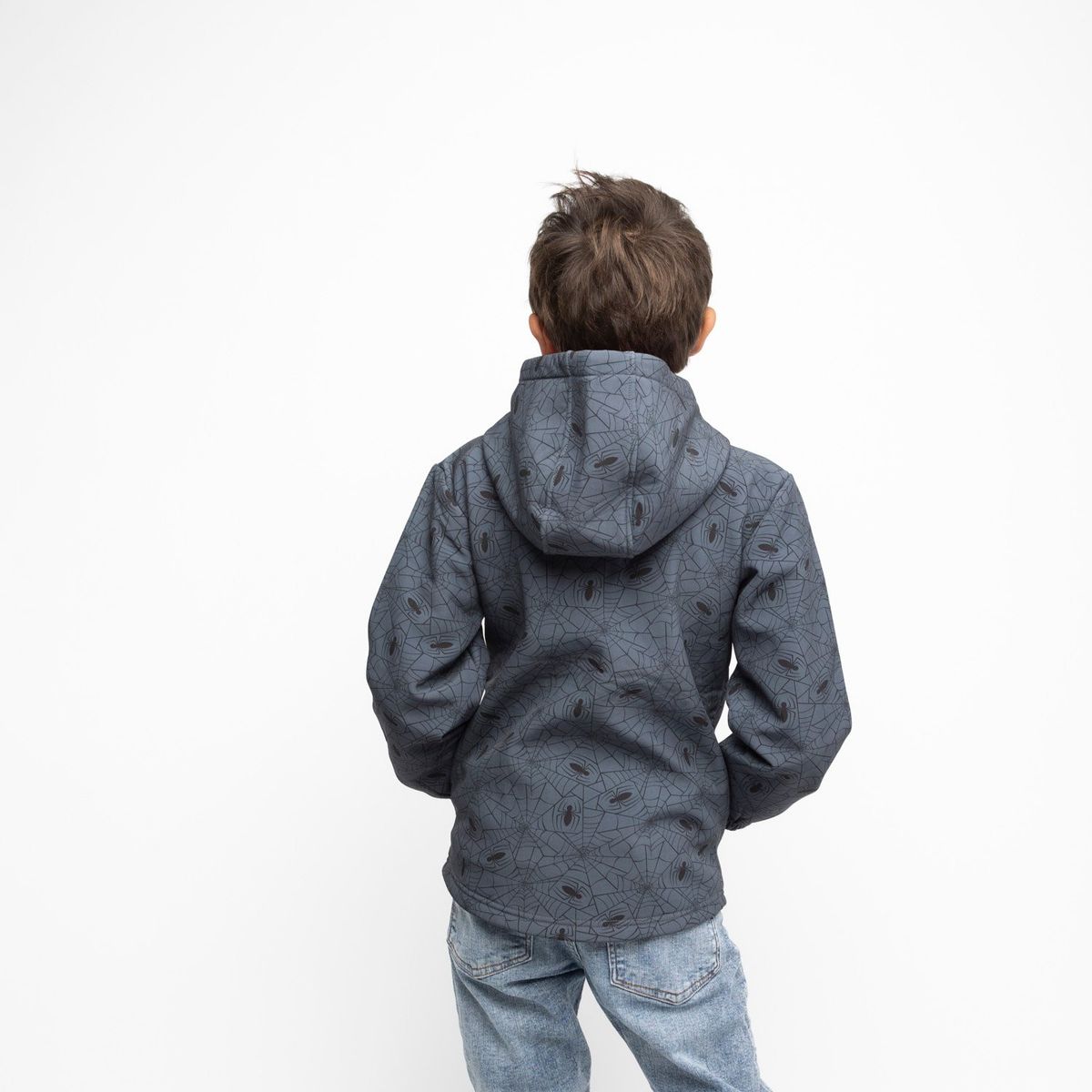 MARVEL - Chaqueta Niño Telaraña Spiderman Negro Marvel