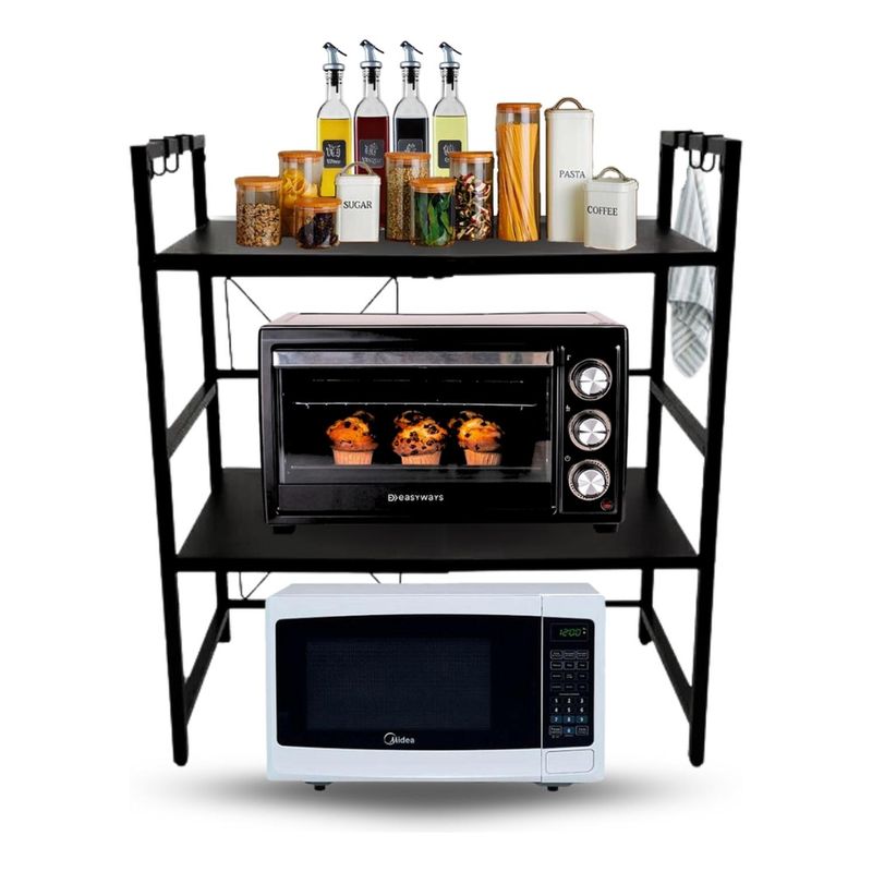 COSAS CASA - Organizador Estante Repisa De Cocina Microondas Extensible