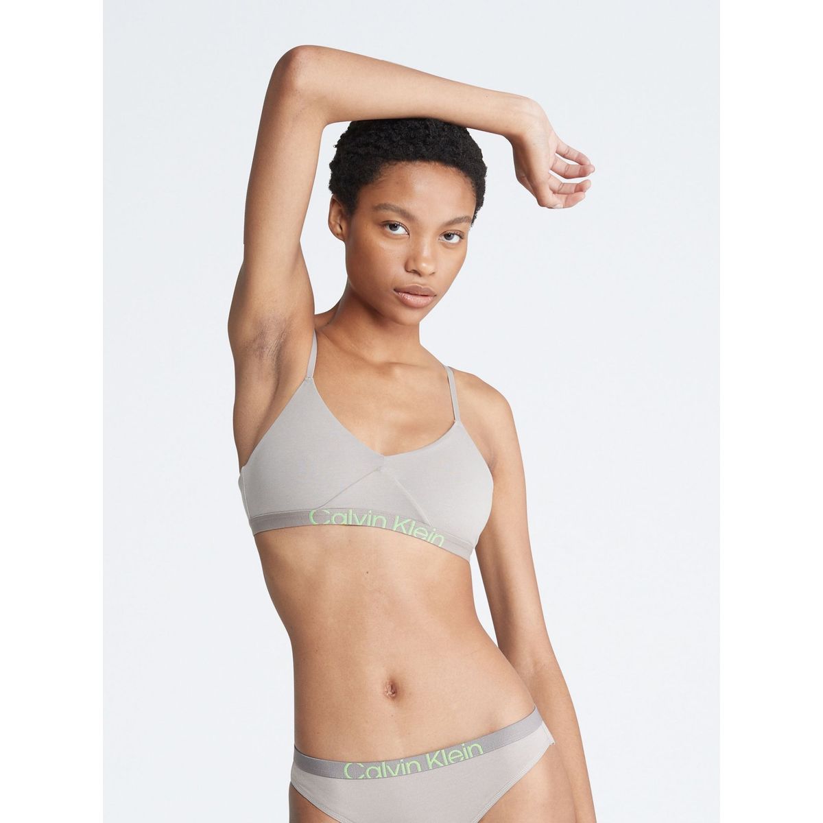 CALVIN KLEIN - Bralette Future Shift Beige Calvin Klein