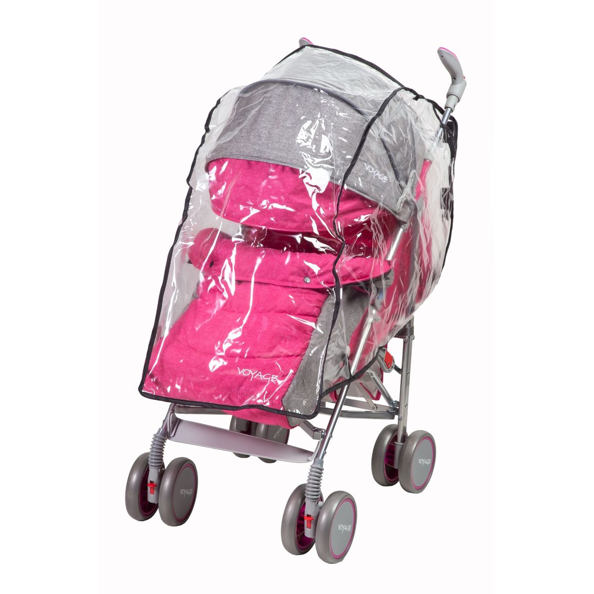 VOYAGE - Coche Paseo Hawk + Protector Pink