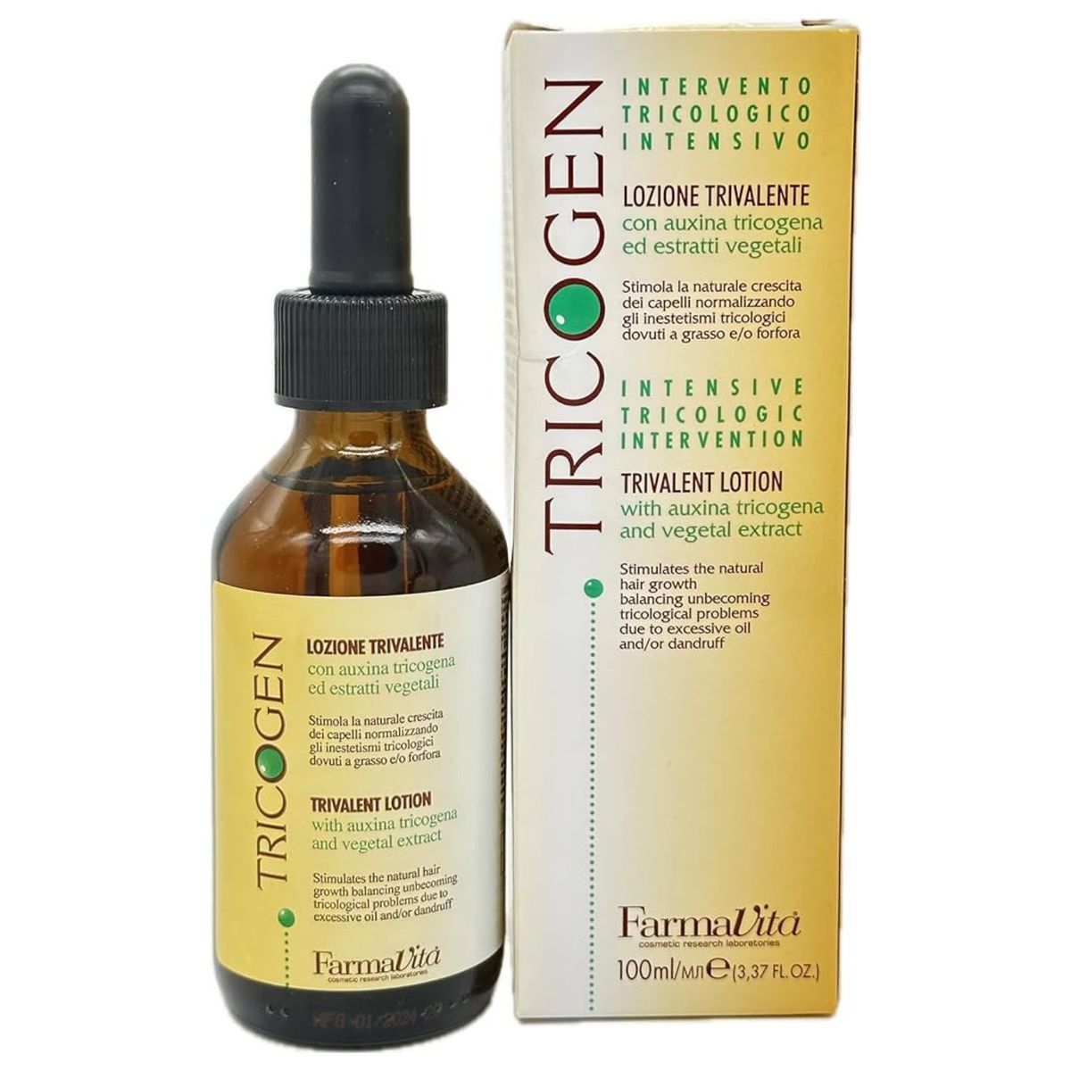 FARMAVITA - Loción Farmavita  Tricogen 100ml Ayuda Con La Caida Y El Sebo