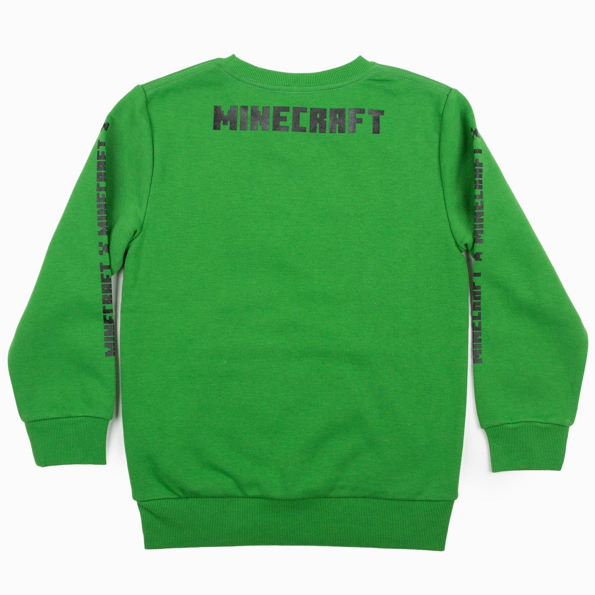 MINECRAFT - Poleron Niño Creeper Logo Verde Minecraft
