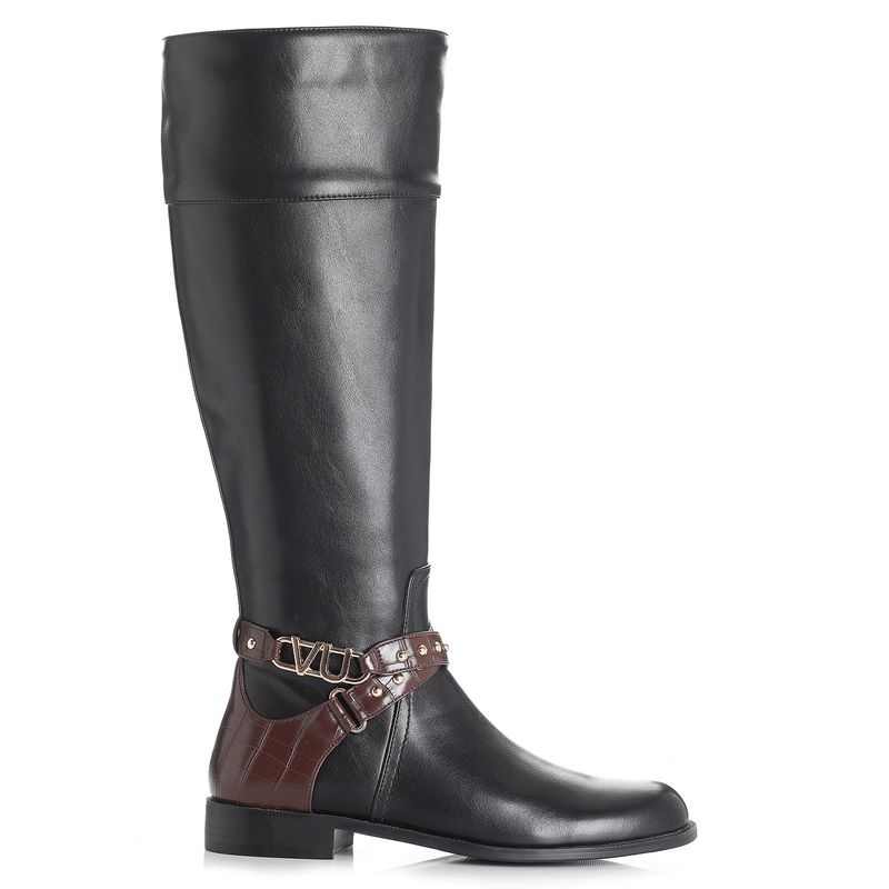 VIA UNO - Bota Mujer Negro Via Uno 12431321