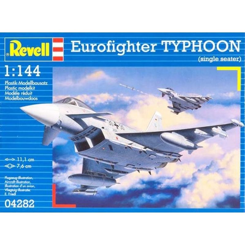 REVELL - REVELL 04282 1-144 EUROFIGHTER TYPHOON ( SINGLE SEATER )