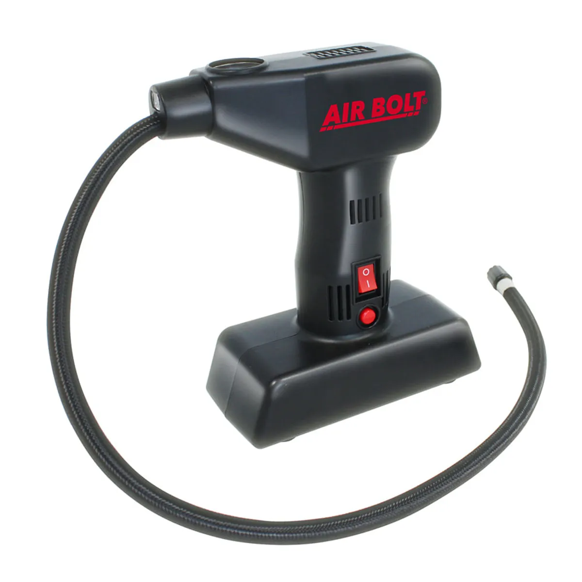 AIR BOLT - Inflador Compresor de Aire para Neumaticos Portatil Para Auto Moto Bicicleta Air Bolt 12v C/ Luz Led
